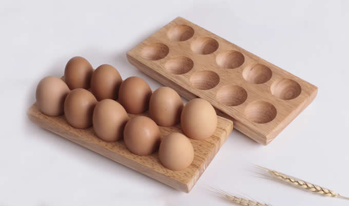 Wooden Egg Crate-10  holes