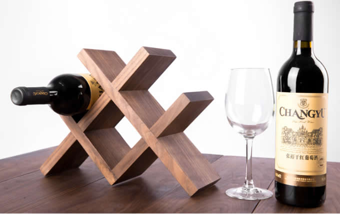 Wooden Wine Bottle Storage Rack 