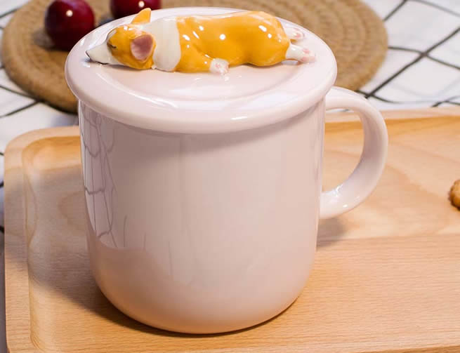 Corgi Pet Dog Ceramic Coffee Cup