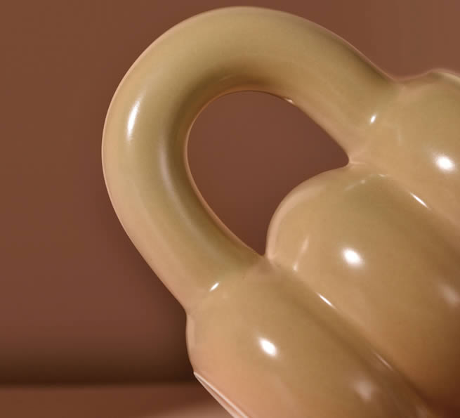 Geometric Irregular Shape Ceramic Art Mug