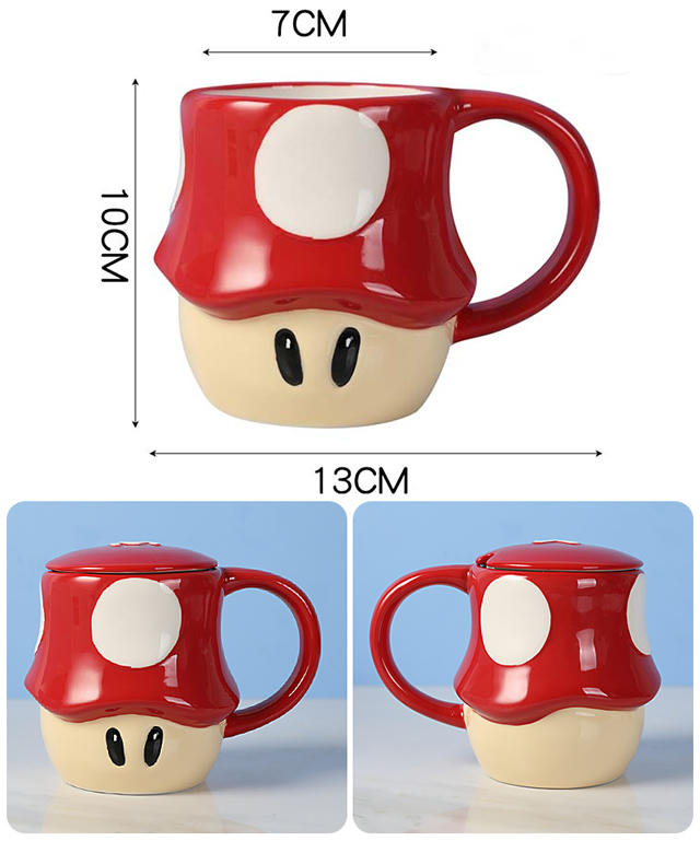 Super Mario Game Water Pipeline Mushroom Mug