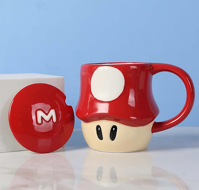 Super Mario Game Water Pipeline Mushroom Mug