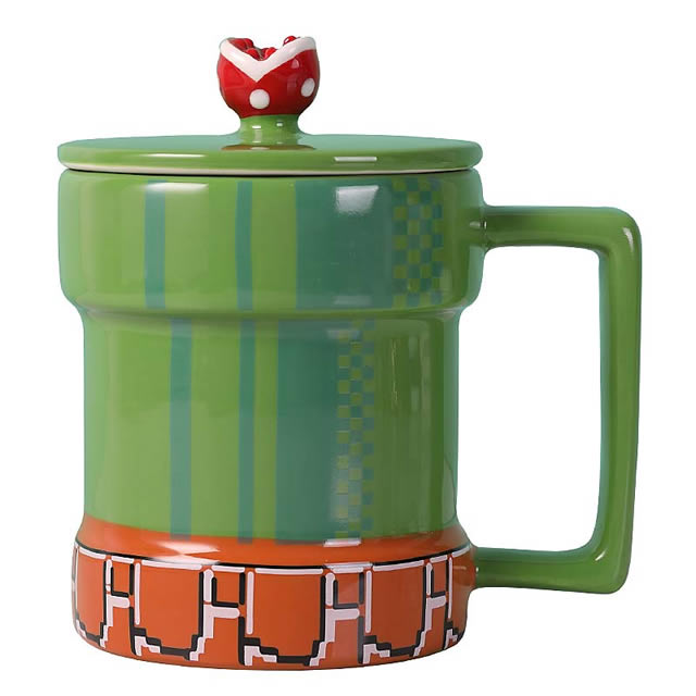 Super Mario Game Water Pipeline Mushroom Mug