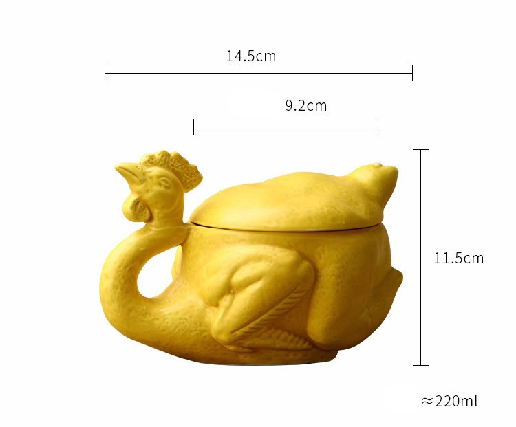 Funny Nude Chicken Ceramic Mug