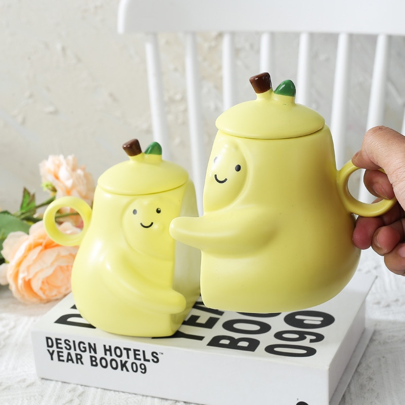 Hugging Pear Shaped Couples Mug