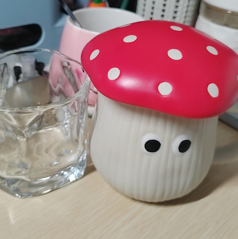 Lovely Red Mushroom Ceramic Mug