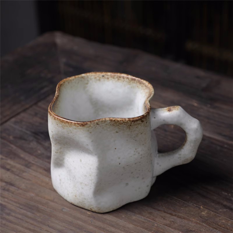 Vintage Irregular Ceramic Coffee Cug