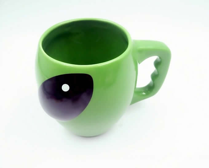  3D Alien Ceramic Coffee Mug