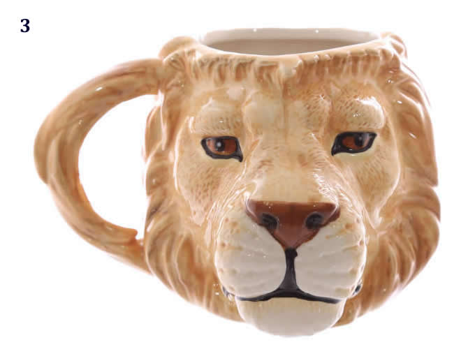   3D Animal Head Cup Mug 