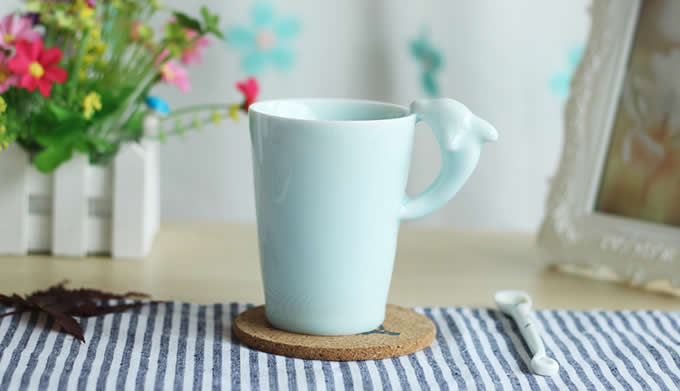 3D Dolphin Ceramic Coffee Cup