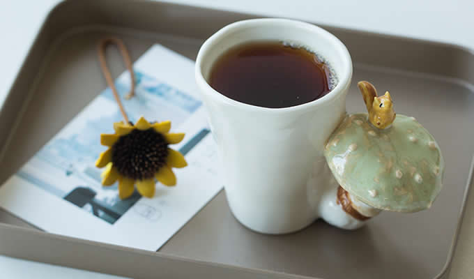 3D Mushroom Ceramic Cup