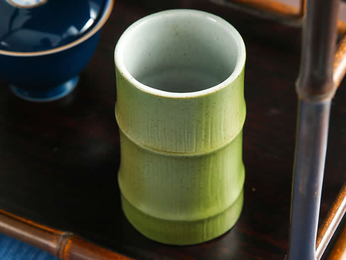   Bamboo style Ceramic Mug