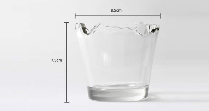 Broken Glass  Water Cup Set of 2