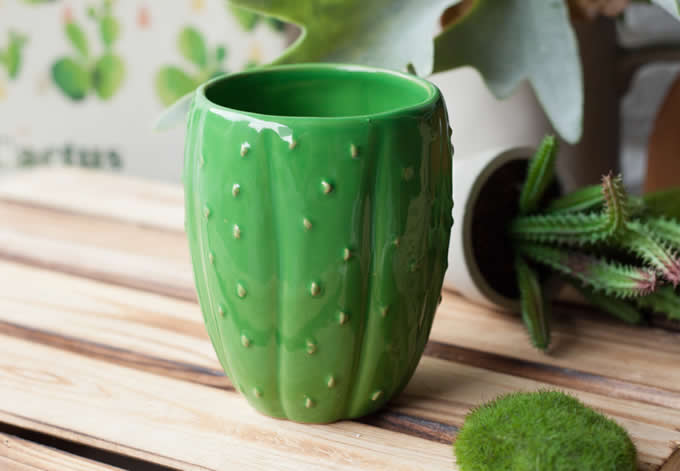  Cactus Ceramic Coffee Mug 