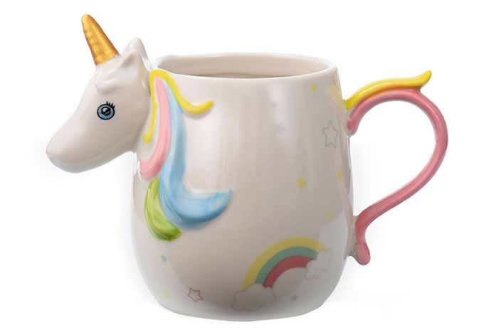  Ceramic 3D Unicorn Coffee Mug 