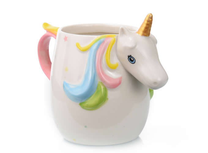  Ceramic 3D Unicorn Coffee Mug 