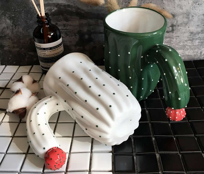 Ceramic Cactus Coffee Mug
