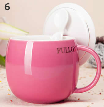 Ceramic Mug with Tea Leaf Filter