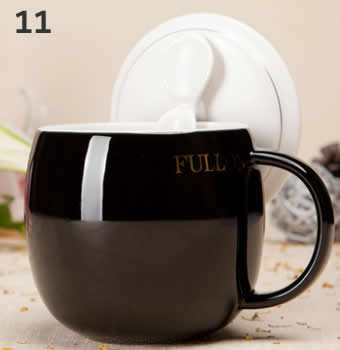 Ceramic Mug with Tea Leaf Filter