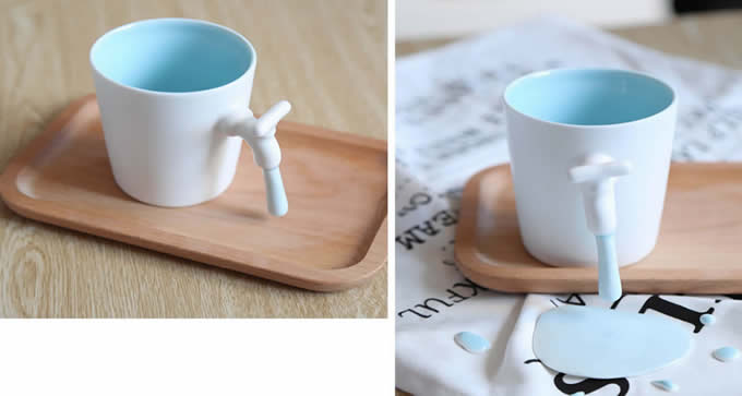  Faucet Handle Coffee Cup