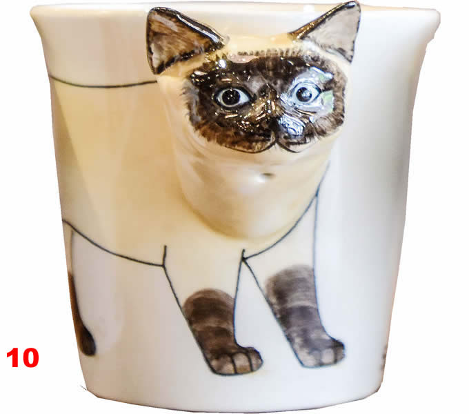   Hand-Painted Animal Ceramic Cups Mug 