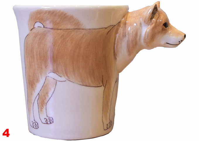   Hand-Painted Animal Ceramic Cups Mug 