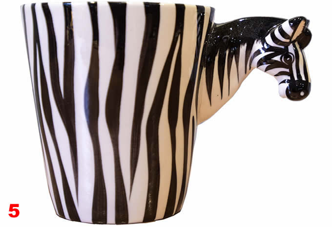   Hand-Painted Animal Ceramic Cups Mug 