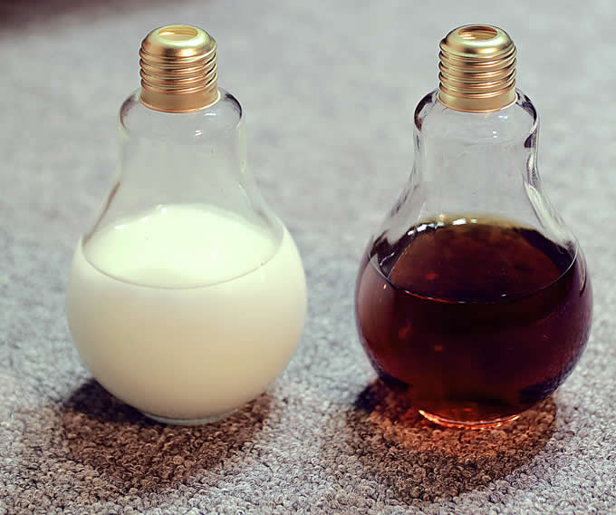 Light Bulb Drinking Glass Bottles 