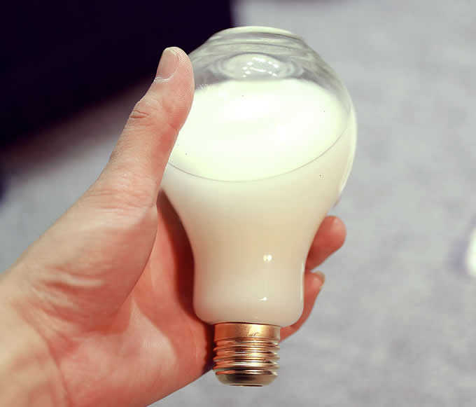 Light Bulb Drinking Glass Bottles 