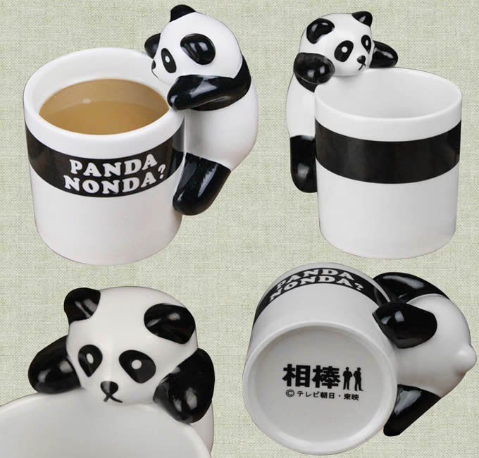   Novelty Climbing Panda Coffee Cup