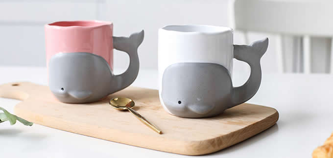 Novelty Whale Coffee Cup 