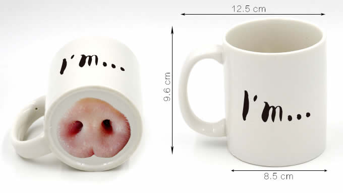   Pig Nose Coffee Tea Mug