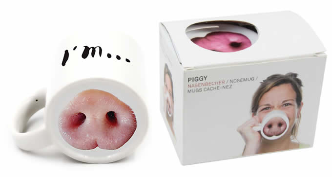   Pig Nose Coffee Tea Mug