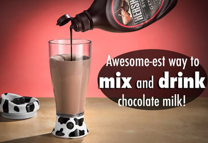 Skinny Moo Chocolate  Milk Mixing Cup