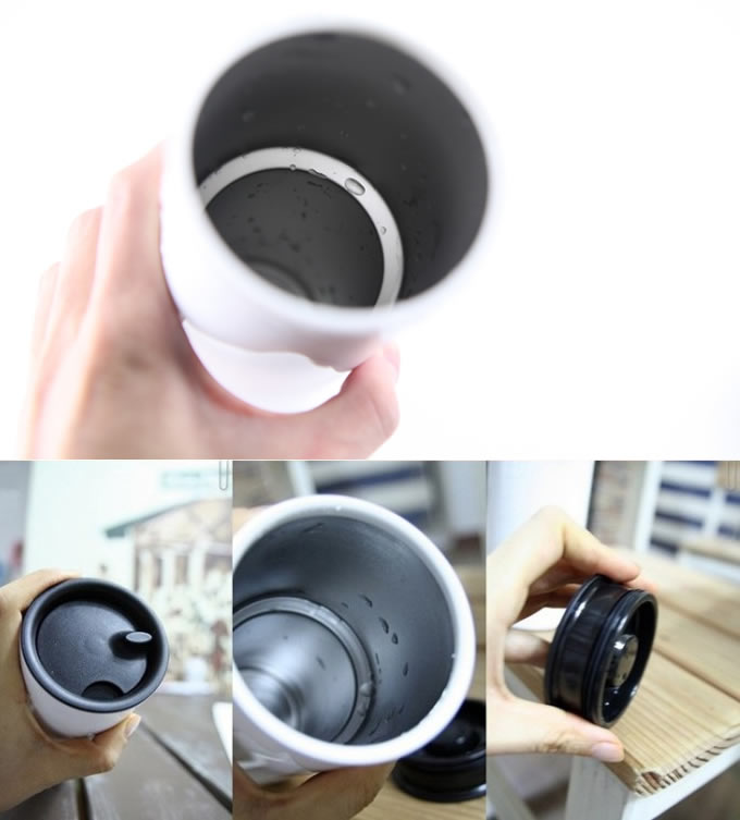 Touch Sensing Travel Cup With Temperature Display