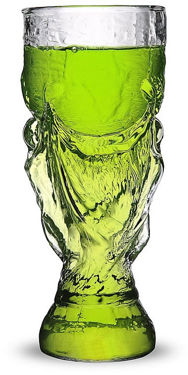  World Cup Glass Clear Beer Mug