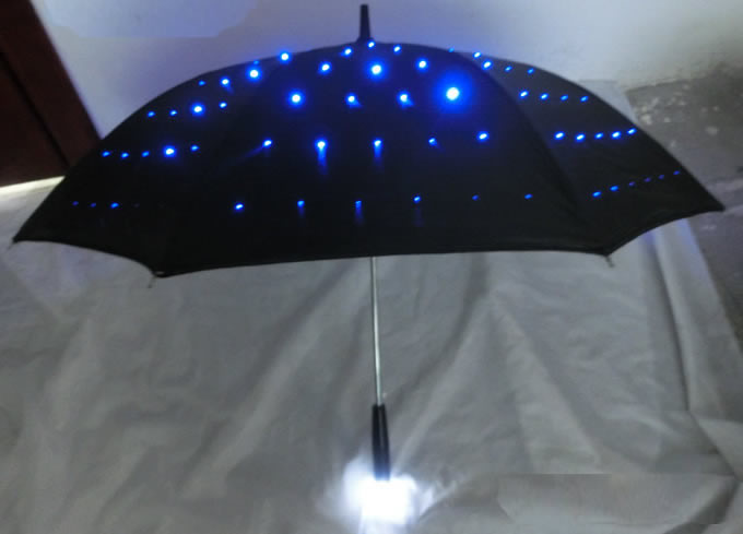 Night Glow LED Flashlight Umbrella 