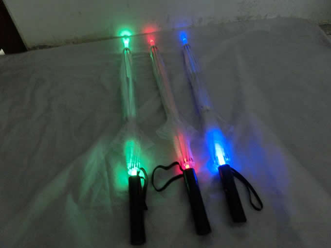 Runner Light Saber LED Light up Flashlight Transparent  Umbrella 