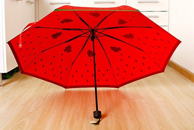 Watermelon Design 3 Folding Umbrella 