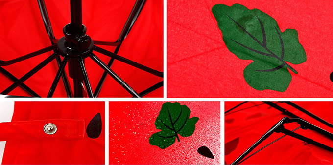 Watermelon Design 3 Folding Umbrella 