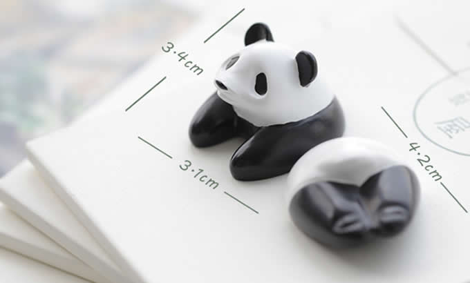   5 Pcs Panda Refrigerator Magnets Fridge Magnets Panda For Kitchen or Office 