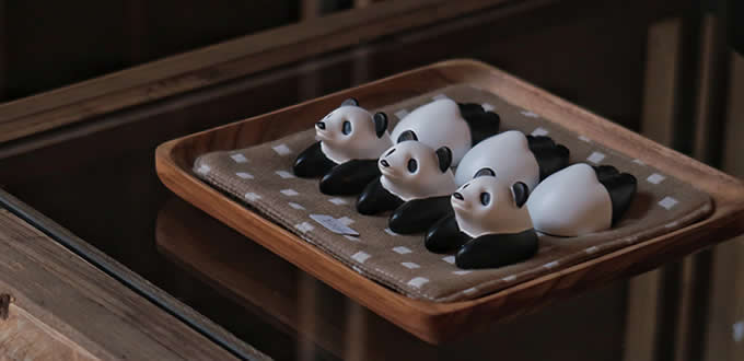   5 Pcs Panda Refrigerator Magnets Fridge Magnets Panda For Kitchen or Office 