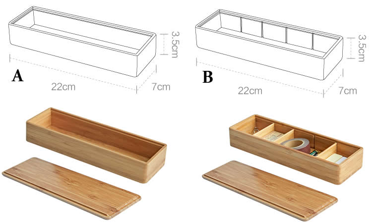 Bamboo Drawer Organizer