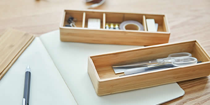 Bamboo Drawer Organizer