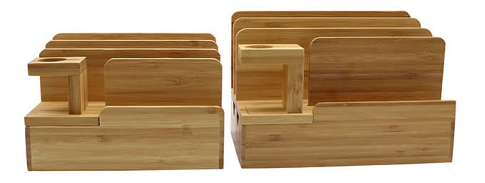  Bamboo Desktop Charger Station 