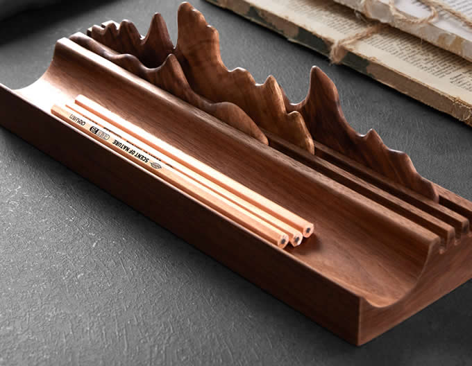 Pen tray walnut wood