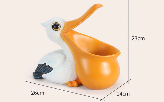  Cute Animals Resin Pen Pencil Holder Storage Box Desk Organizer Accessories 