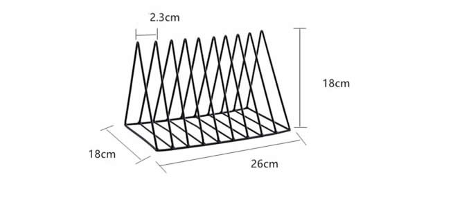  Metal File Folder Magazine Newspaper Rack Holder 