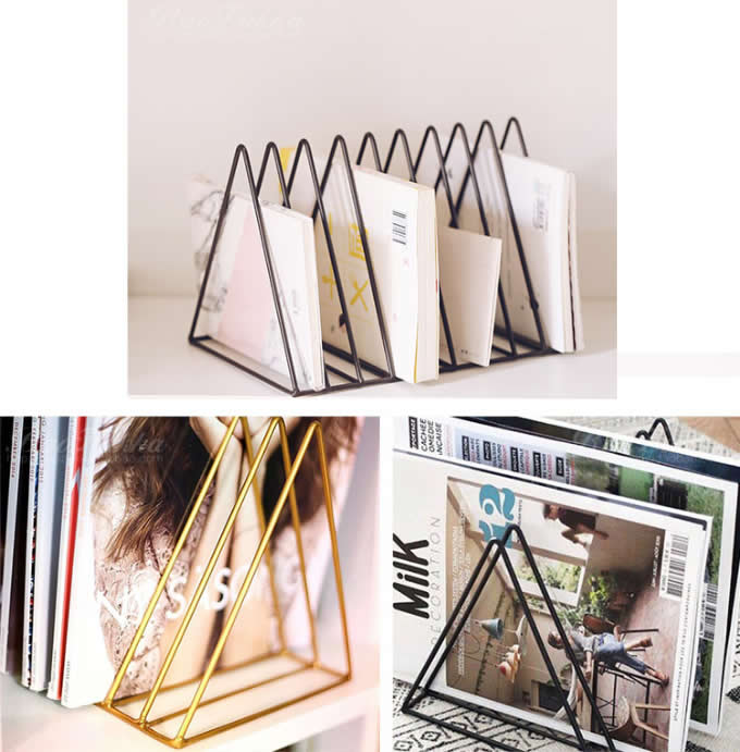  Metal File Folder Magazine Newspaper Rack Holder 