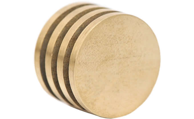 Modern Round Brass Place Card Holder Photo Card Holder